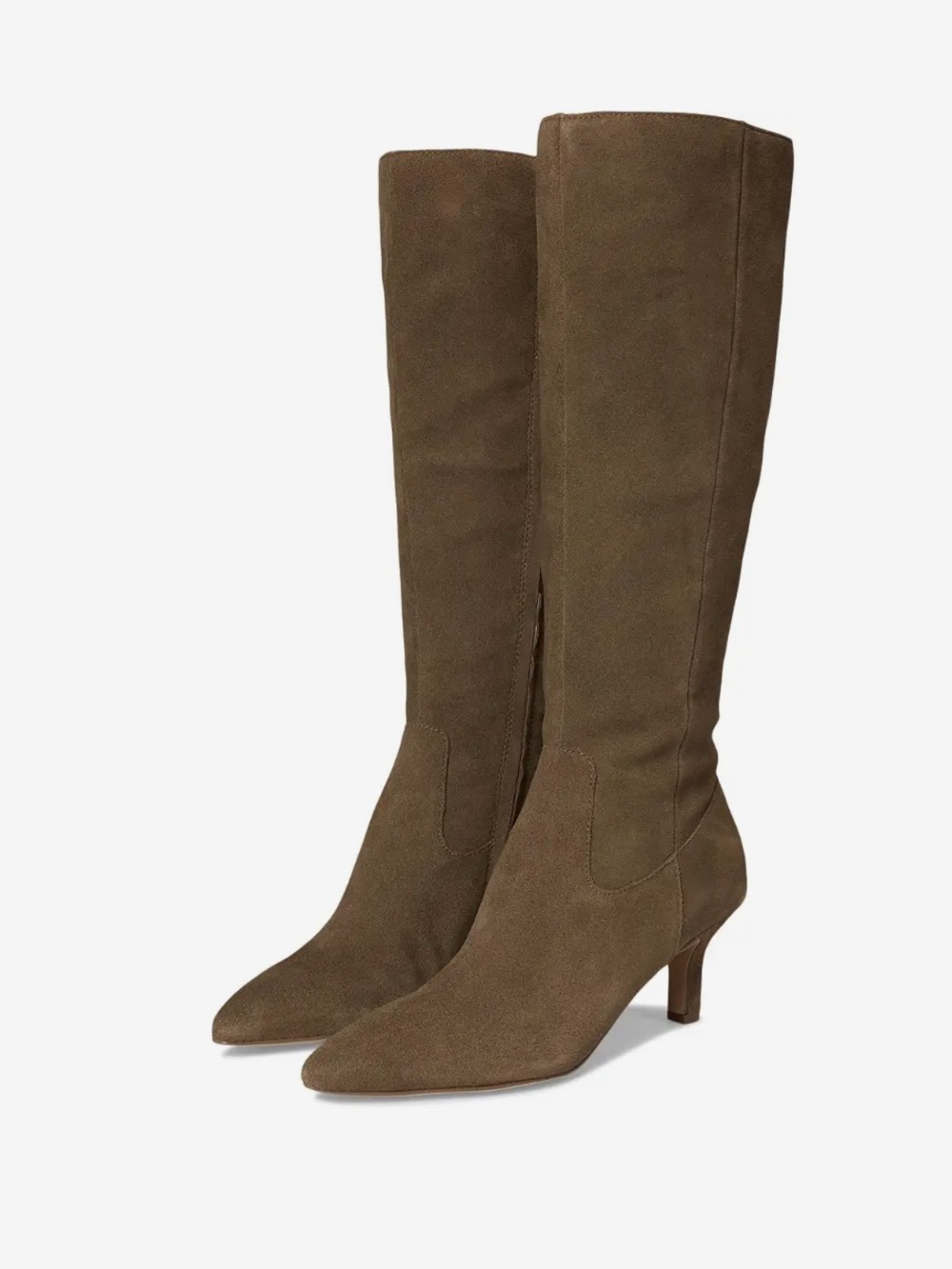 Dolce Vita Attie Suede Mahogany Brown Boots New!